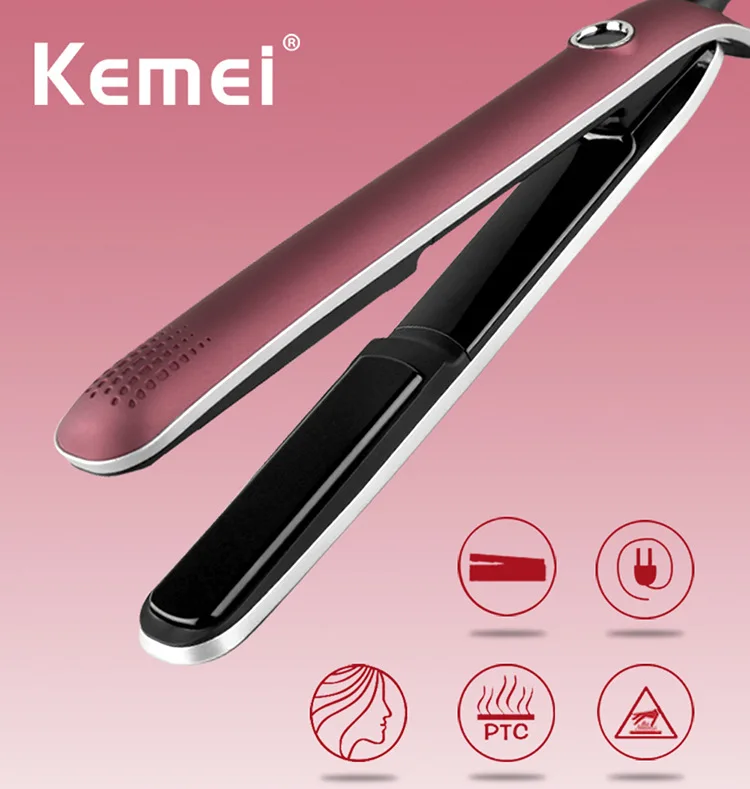 KEMEI KM-2203 3в1 Профессиональный Выпрямитель для волос плоский турмалин керамический нагрев производительность выпрямитель для волос Инструменты для укладки