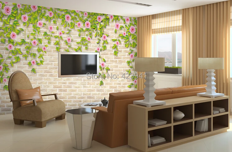 

2475 Can be customized 3D visual space home decoration mural art wallpaper Restoring ancient personality wall sticker home decor