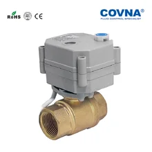 DN50 мини-Электрический привод 2 способ латунный шаровой клапан