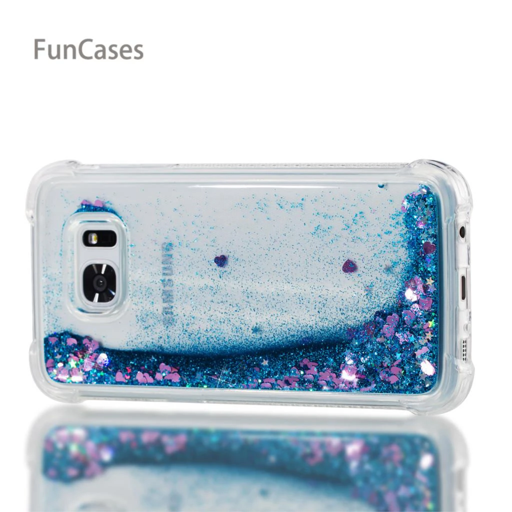 Блестящий чехол для samsung S7 Edge мягкий телефона из ТПУ Caso Quotes сообщения Etui Galaxy