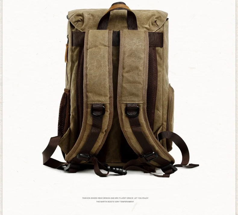 M174 батик холст камера рюкзак Открытый водонепроницаемый мешок многофункциональный фотографии сумка для Canon Nikon sony цифровой SLR сумка