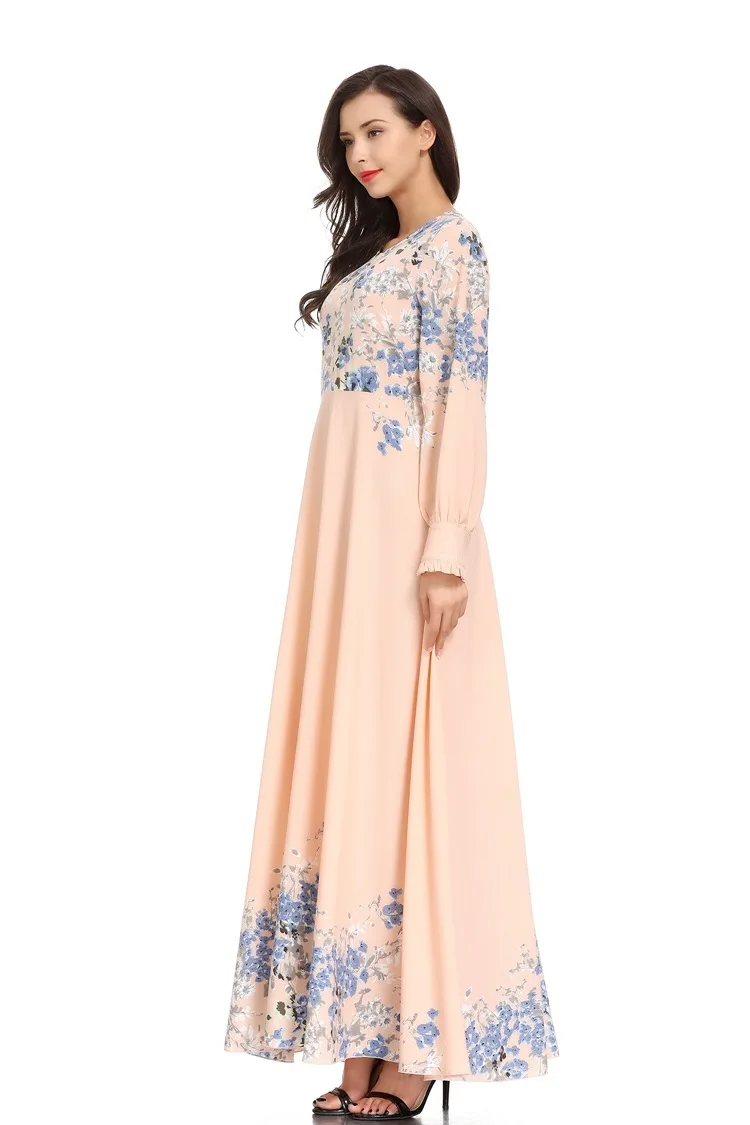 Мусульманское платье, женское платье в африканском стиле с принтом, женское длинное платье, Vestidos, кафтан, Vestido abaya, Турция, мусульманское платье