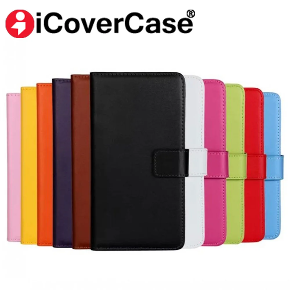 

Luxury Genuine Leather Wallet Flip Case For Huawei Honor 5X X5 2016 GR5w Cover