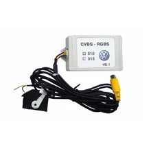 Original AV CVBS al Convertidor de RGB Adaptador para Volkswagen RCD510 RNS315 RNS510 Adaptador descodificador aparcamiento Cámara de Vista Trasera