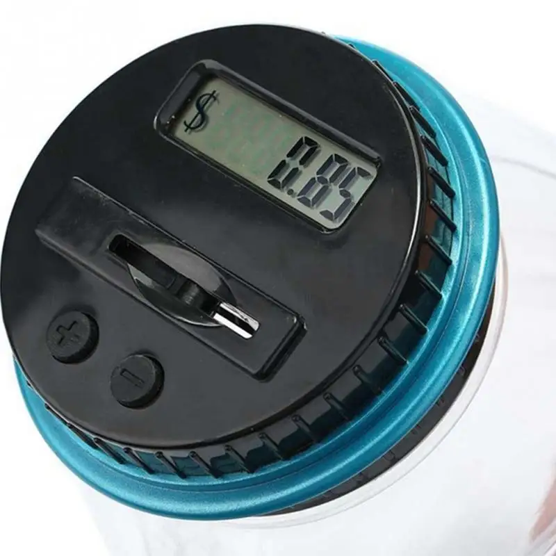 Kids Money Save Can Electronic USD Digital Money Box Money Dollar Saving Coin Counter Piggy Bank Jar Gift LCD Screen Money Box