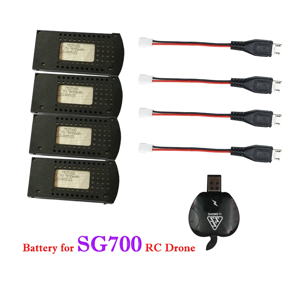 SG700 Drone Battery 3.7V 1000mAH Lipo Battery Spare Parts
