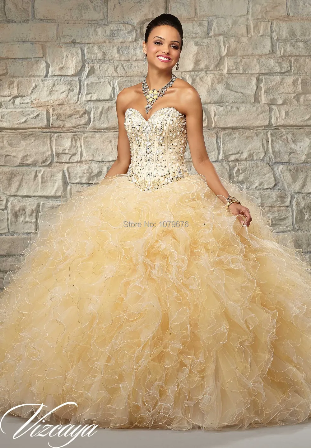 Gold Sweet 16 Dresses