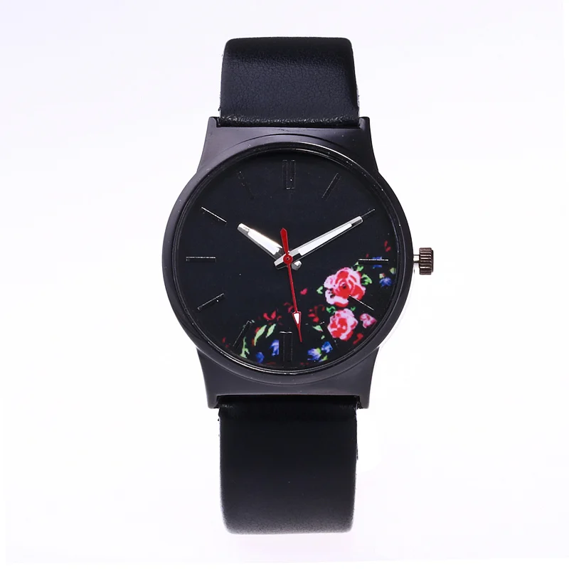 

Creativity Fashion Simple Style Cool Quartz Watch Rose Flower Watches Interesting Women Wristwatches Relogio Feminino Reloj Muje