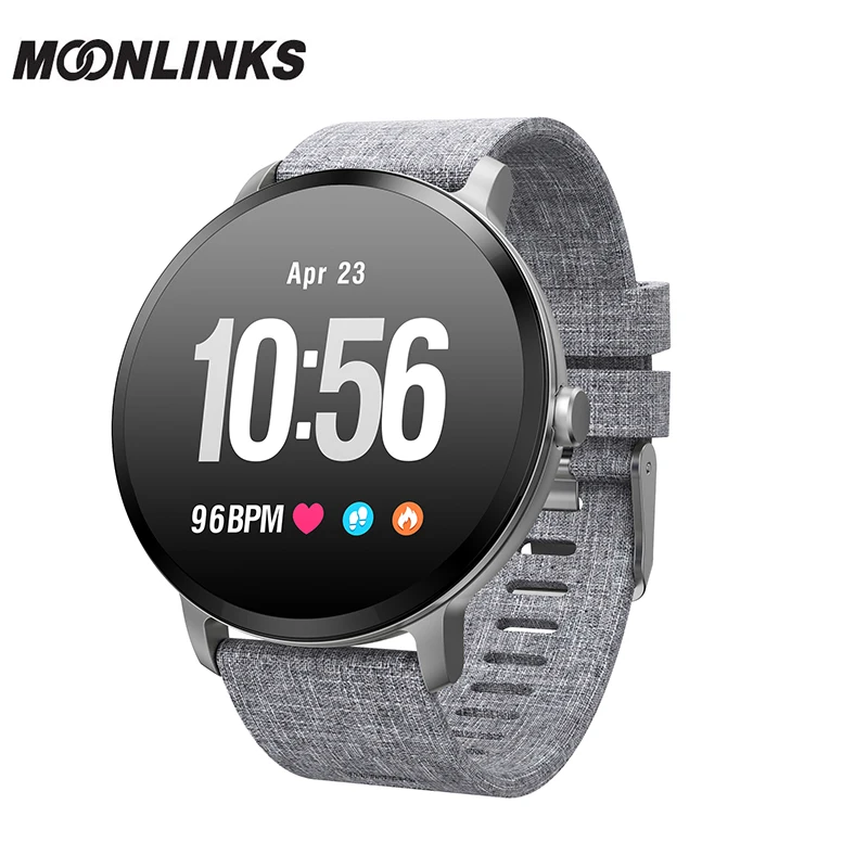 Moonlinks V11 Смарт-часы IP67 водонепроницаемый закаленное стекло активности Фитнес