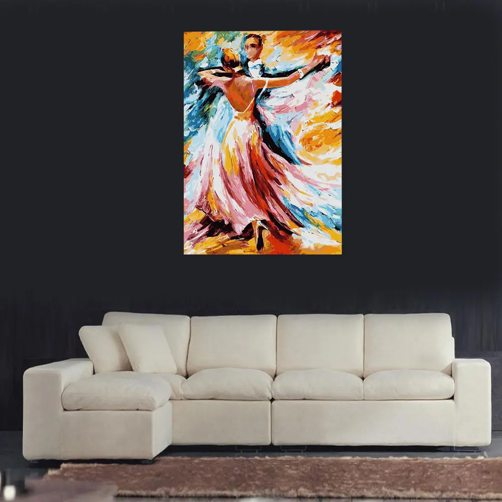 Картина по номерам на холсте с рамкой|paintings dance|painting diypainting woman |