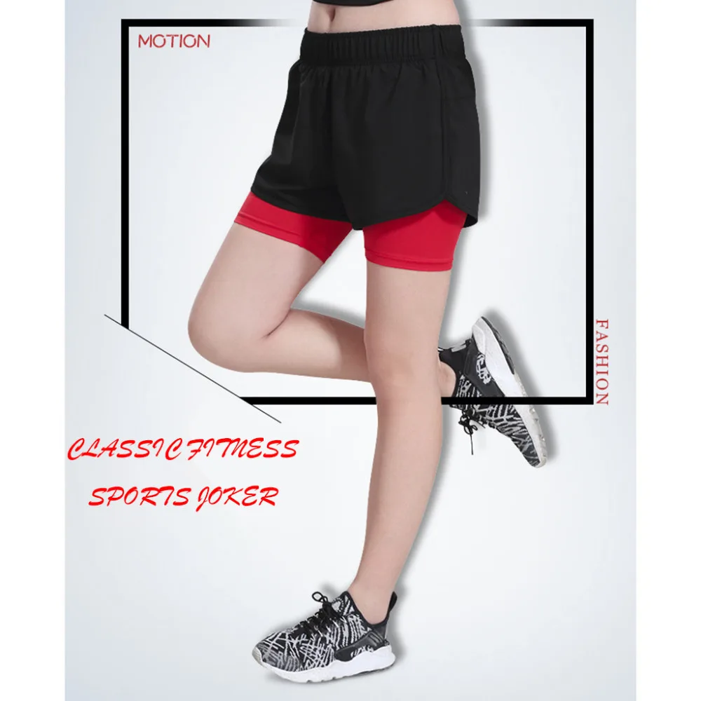 2019 Women's casual cotton sexy yoga shorts running shorts yoga jogging lightproof hot yoga shorts ladies gym fitness 40J1 (8)