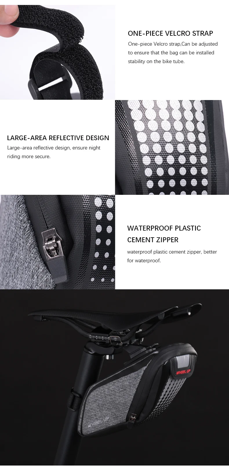 Flash Deal Reflective Waterproof Bicycle Saddle Bags 500D PU Pannier cycle accessoire bolsa bicicleta bycicle bag mochila ciclismo bike bag 19 Flash Deal Reflective Waterproof Bicycle Saddle Bags 500D PU Pannier cycle accessoire bolsa bicicleta bycicle bag mochila ciclismo bike bag 19