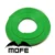Mofe 8 M Nuevo Estilo Coche Rueda del Neumático del Borde Verde Etiqueta de Protector Con 3 M Cinta de Doble Cara