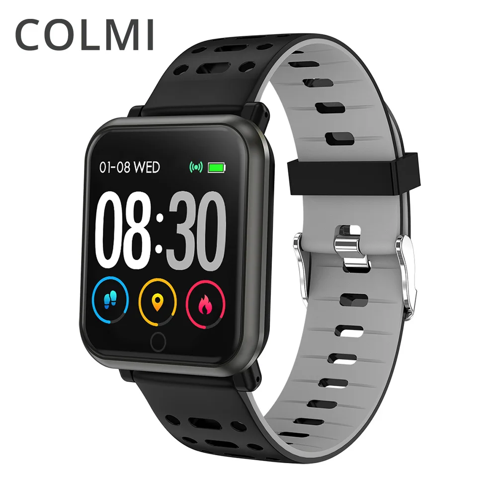 Online Reloj inteligente COLMI CP11 IP68 a prueba de agua Monitor de ritmo cardíaco Fitness tracker hombres natación reloj inteligente para iPhone teléfono Android