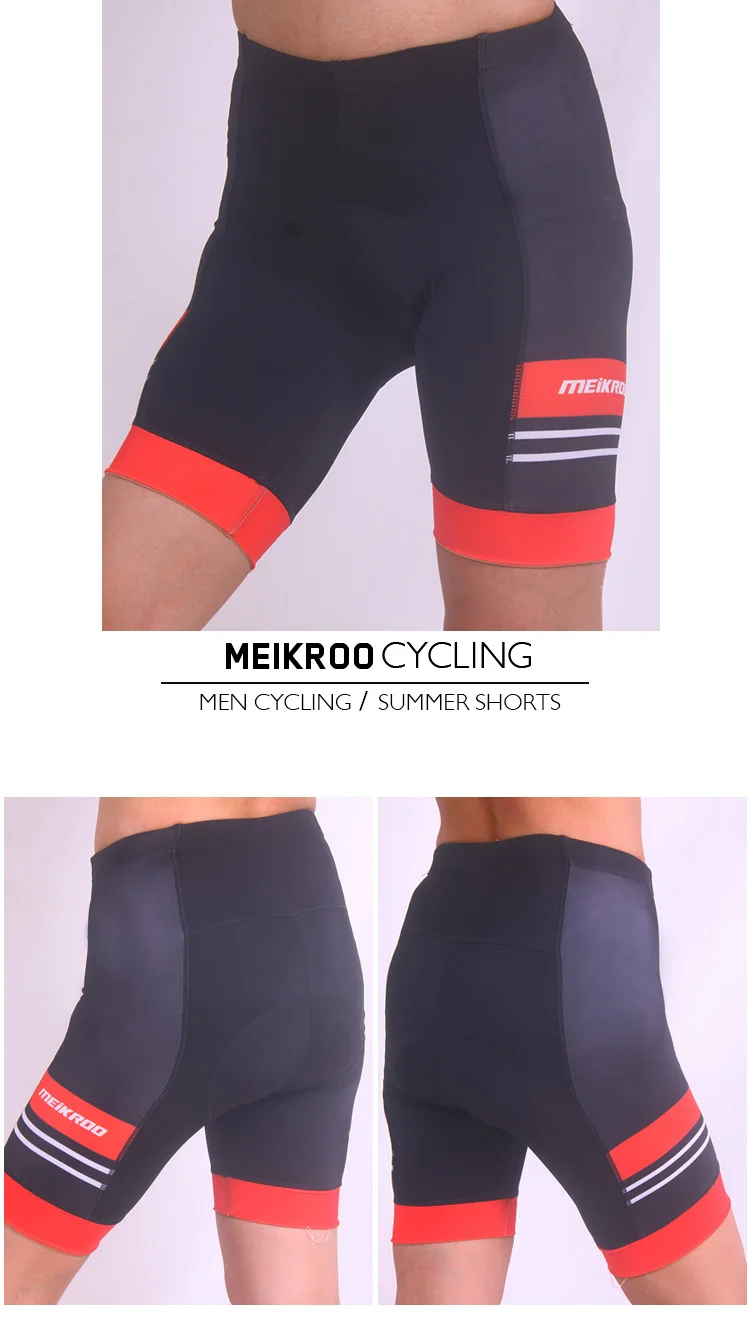 Culotte Ciclismo Hombre Meikroo велосипедные шорты для мужчин дорожный велосипед Coolmax Мягкие Mtb высокие эластичные шорты дышащая одежда