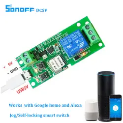 Sonoff Смарт Wi-Fi пульт дистанционного Управление DIY универсальный модуль DC5V 12 V 32 V самоконтрящаяся Переключатель Wi-Fi таймер для умного дома
