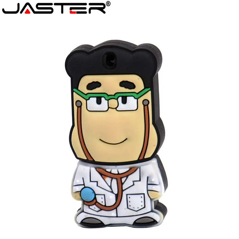 JASTER Doctors memory stick Lovely boy/crocodile pendrive cartoon usb flash drive pendrive 4GB 8GB 16GB 32GB 64GB