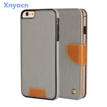 Одежда высшего качества кожаный бумажник Телефонные Чехлы слот кожа флип Стиль чехол для Apple iPhone 6 6plus 6S Plus твил 2-в-1 крышка