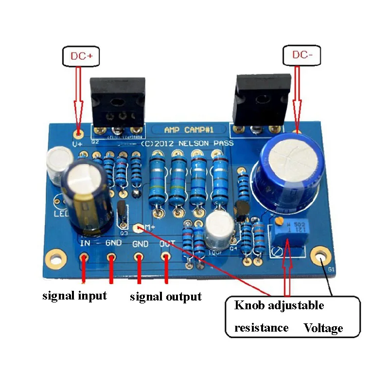 2 шт. класс 5 Вт DC19V IRFP240 FET двухканальный стерео HiFi мощность аудио усилитель DIY наборы доска G2-013