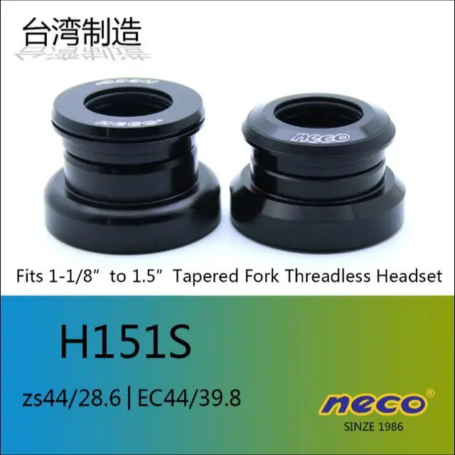 Neco-Bike-Headset-Threadless-H151S-fits-