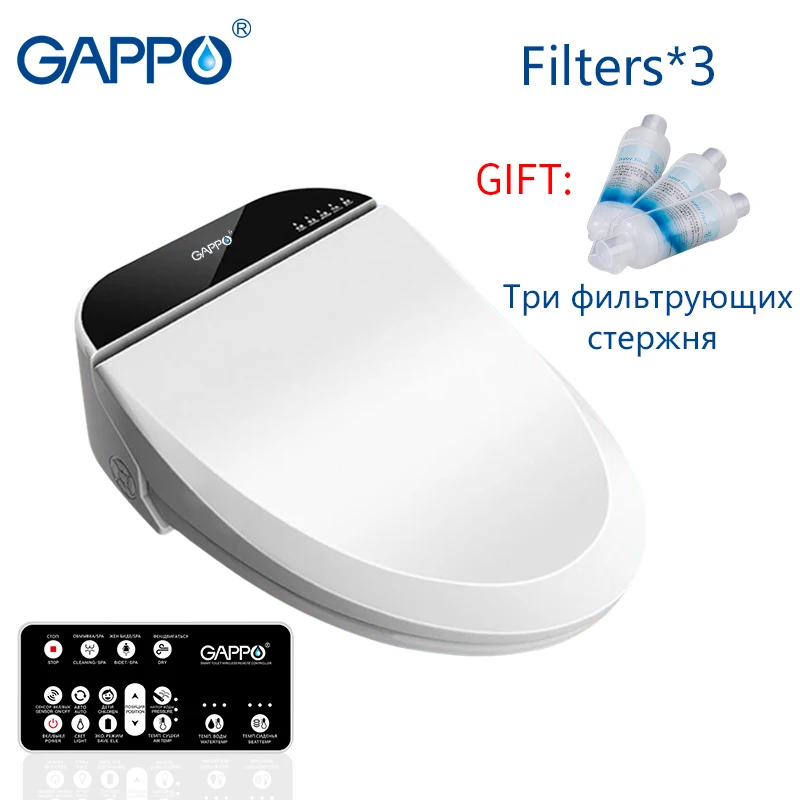  GAPPO smart toilet seats toilet seat cover bidet Electric toilet seat cover warm clean seat cover i - 32966359370