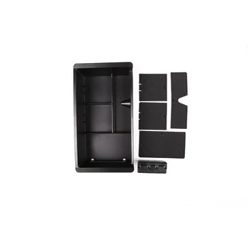 

Black Car Central Armrest Box Storage Box For GMC Sierra Yukon For Chevrolet Tahoe Silverado Suburban 2015-2018 Car Accessories