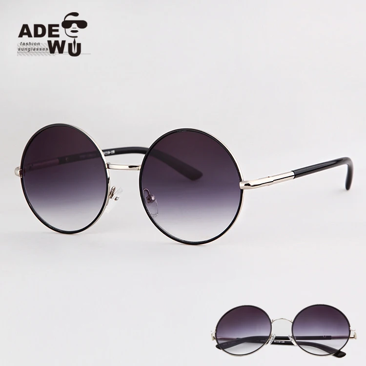 Hot Sales for high quality Vintage Sunglasses Men Round sunglasses Gradient lens Alloy 12PB1231 | Аксессуары для одежды