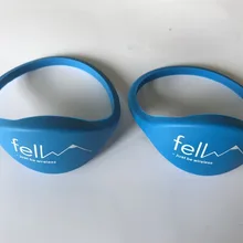 1000 шт./лот EM4305 браслет из ПВХ 125 кГц наручный браслет с технологией радиочастотной идентификации