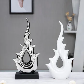 

ceramic lucky Abstract Art crafts fire desig home Furnishings figurine home decor office porcelain ornaments wedding decorations