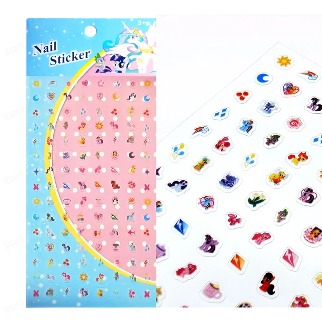 Kids My Little Pony Nail Sticker Pvc Art Stickers Decals Kids My Little Pony Nail Sticker Pvc Art Stickers Decals Horse Manicure
