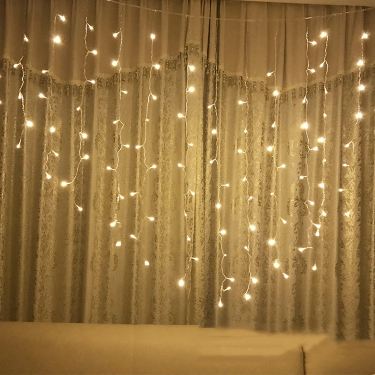 

2*1.5m 128 LED string Fairy light holiday Patio Christmas Wedding decoration AC220V Waterproof outdoor light garland LOVE