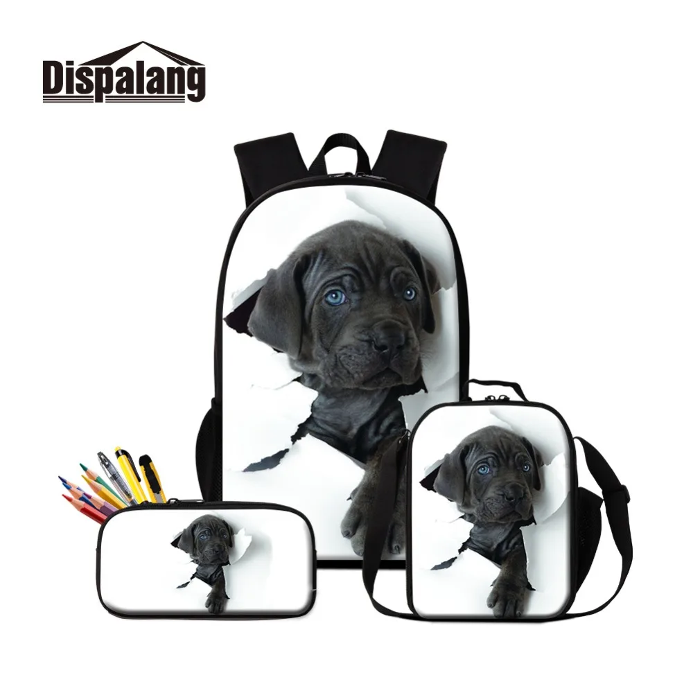 

Dispalang Design New Style Knapsack with Lunch Pouch Pencil Box Bags 3 Pcs in 1 Set Polyester Hot Sell Daypack for Teenager Girl