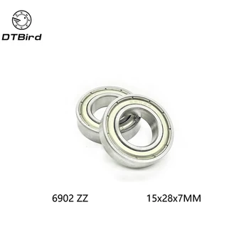 

6902 ZZ ABEC-1 (10PCS) 15x28x7MM Metric Thin Section Bearings 61902Z 6902ZZ