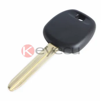 

KEYECU Replacement Uncut Ignition Chipped Key Transponder Blank Compatible for Toyota Dot Chip 4D67