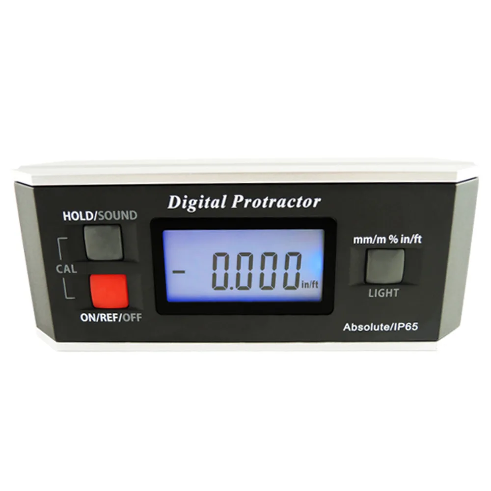  Digital Protractor Angle Finder Level Magnetic V-Groove 0~360 degree with Backlight Industrial Auto