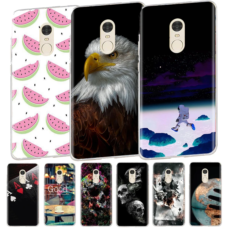 Case For Xiaomi Redmi Note 4X Cover 4 3D Soft TPU Silicon Coque Pro 5.5&quot | Мобильные телефоны и аксессуары