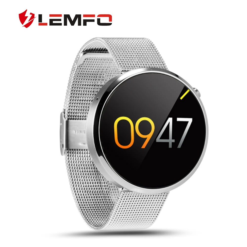 

DM360 Smart Watch Heart Rate Call Message Reminder Leather Strap BT 3.0+4.0 IP53 Waterproof Men Women for Android IOS