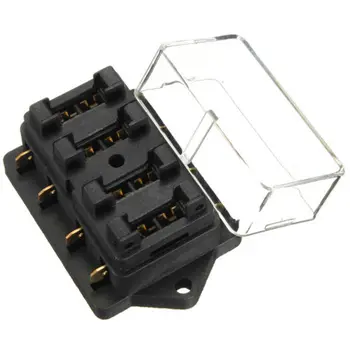 

1Pcs 4-Way Fuse Box Holder Circuit ATC ATO Blade Fuse Box Fuse Holder