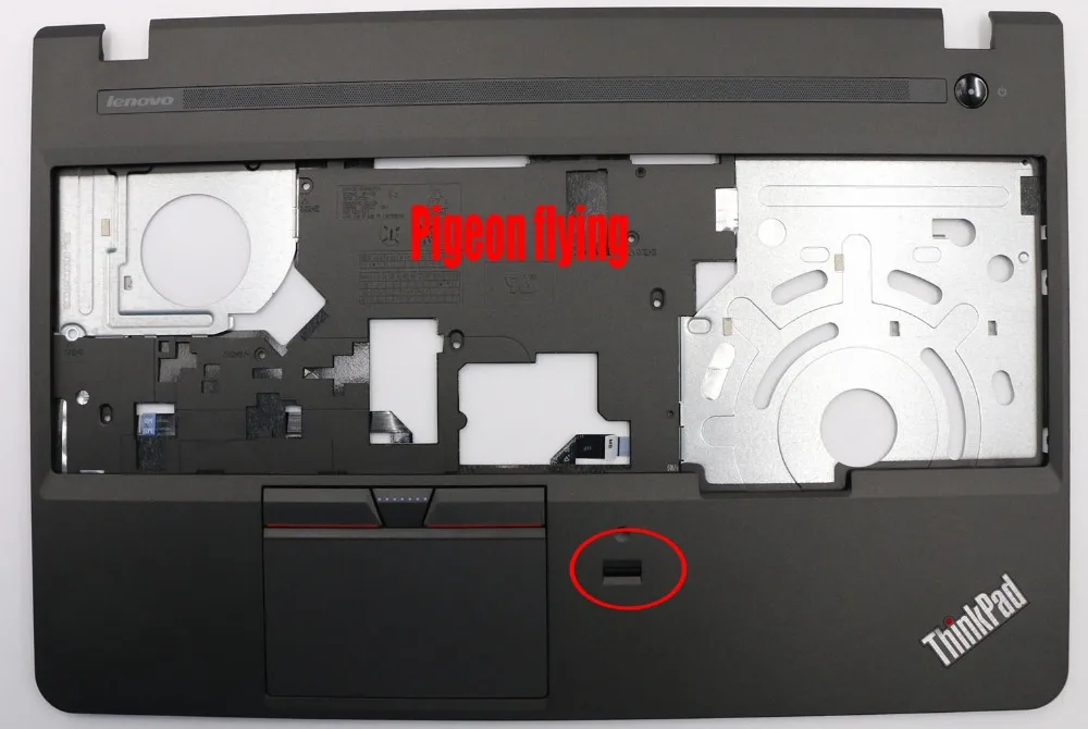 Abdo Thinkpad E560 клавиатура границы/Упор для рук черного цвета для отпечатков пальцев FRU 01AW131 00UP164