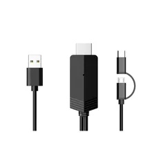 Koqit Mira экран ТВ-палка Micro usb Тип C кабель Plug Play зеркальное отображение экран для Android HD ТВ-адаптер HDMI потоковая передача Full 1080p
