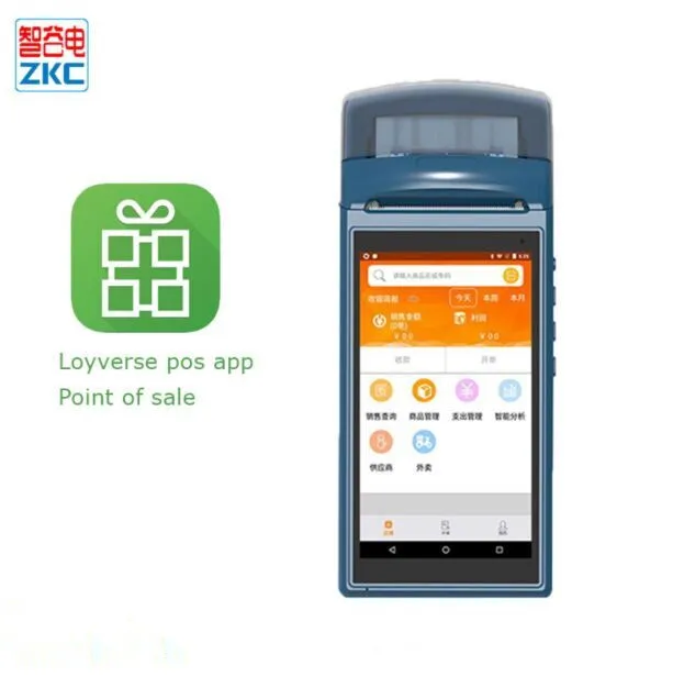 

Bar code scanner Handheld POS terminal based on Android 5.1 OS support printer NFC 3G WIFI Bluetooth and Touch Dispaly