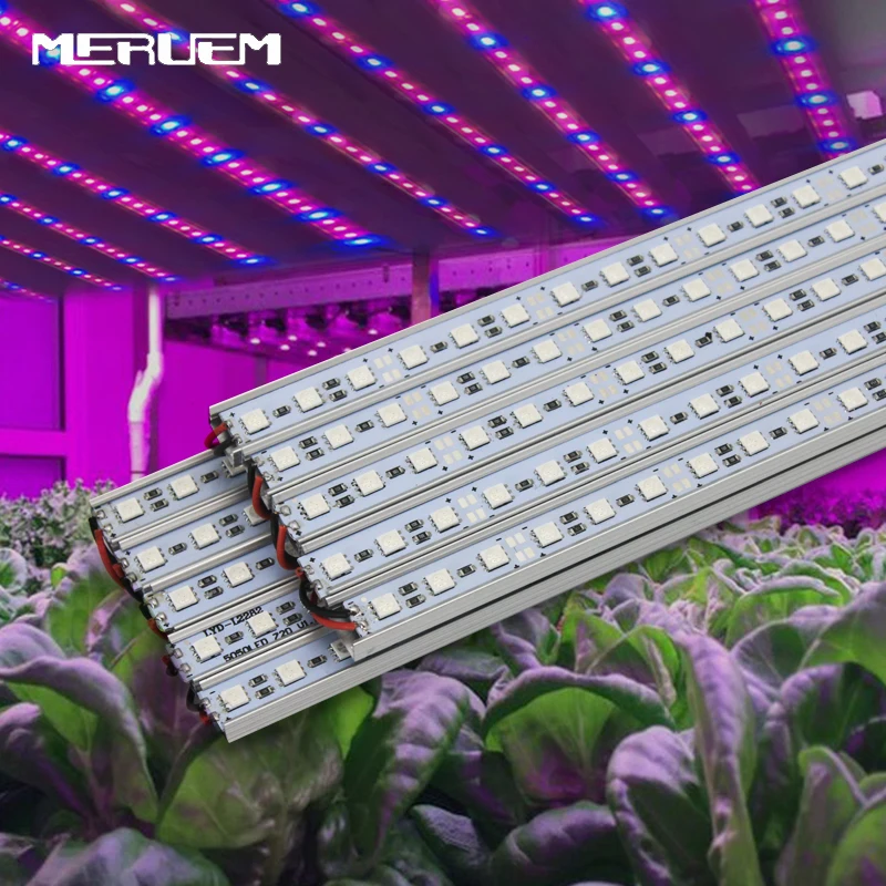 

Led Plant Grow Light 10pcs 0.5m 10W DC12V SMD5050 LED Grow Light Bars For Flowering Plant And Hydroponics System