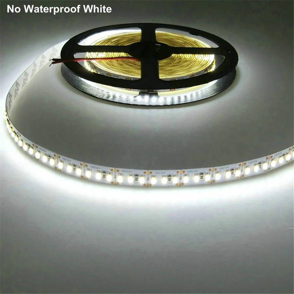 DC12v светодиодные полосы 204 led/m 1020 светодиодов/lot 3014 высокая яркость водонепроницаемый теплый белый свет гибкие 5 м/лот
