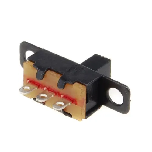 

2015 Hot 20pcs 5V 0.3 A Mini Size Black SPDT Slide Switch for Small DIY Power