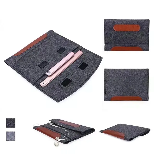 

Sleeve Bag Pouch Case for iPad Pro 10.5 2017 Shockproof Wool Felt Tablet Case For New iPad 9.7 2017 2018 Universal Bag Case