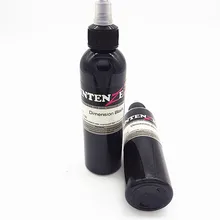 1 бутылку татуировки для подкладка и затенение Новые племенной Liner Shader Пигмент черный 120 мл новейшие высококачественные Перманентный макияж