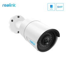 Reolink PoE ip-камера наружная PoE 4MP 5MP слот для sd-карты Встроенный микрофон HD ночного видения водостойкая HD камера безопасности RLC-410