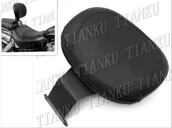 

Motorcycle Black leather Driver Front Backrest For Honda Shadow VT400 VT 750 1997-2003