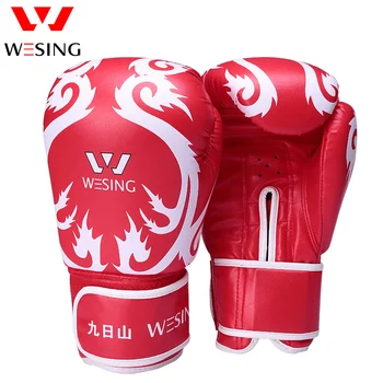 

Wesing Boxing Glove HIGH Quality Adults Women/Men Boxing Gloves Kickboxing Muay Thai Training Sparring Punching Mitts 10oz