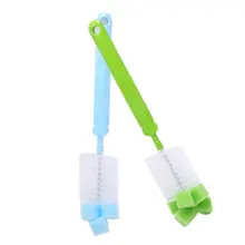 6 шт./компл. бутылки кисточки очиститель комплект Набор щеток для мытья стаканчики с губками спортивные кормящих бутылочки детские соски соломинки